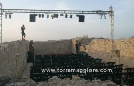 Location dell'evento teatrale - Domus Area  - Castel Fiorentino - Torremaggiore (FG) - www.torremaggiore.com - 
